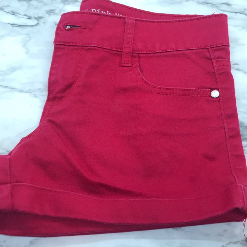 Red shorts